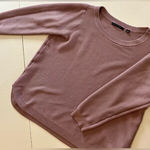 Cyrus Women's Ribbed Dusty Pink Sweater